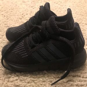 Black Adidas Sneaker Size 8C Toddler shoe